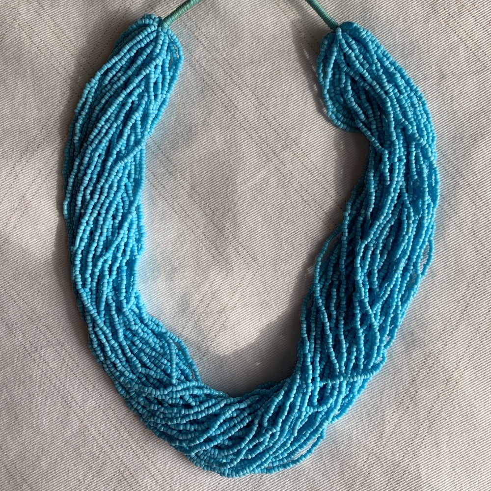 Blue Beaded Necklace